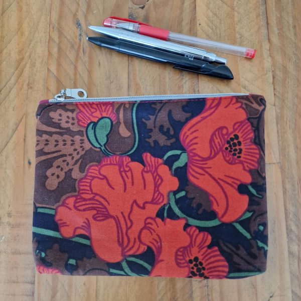 Handmade Floral Zipped Purse - Liberty of London Fabric